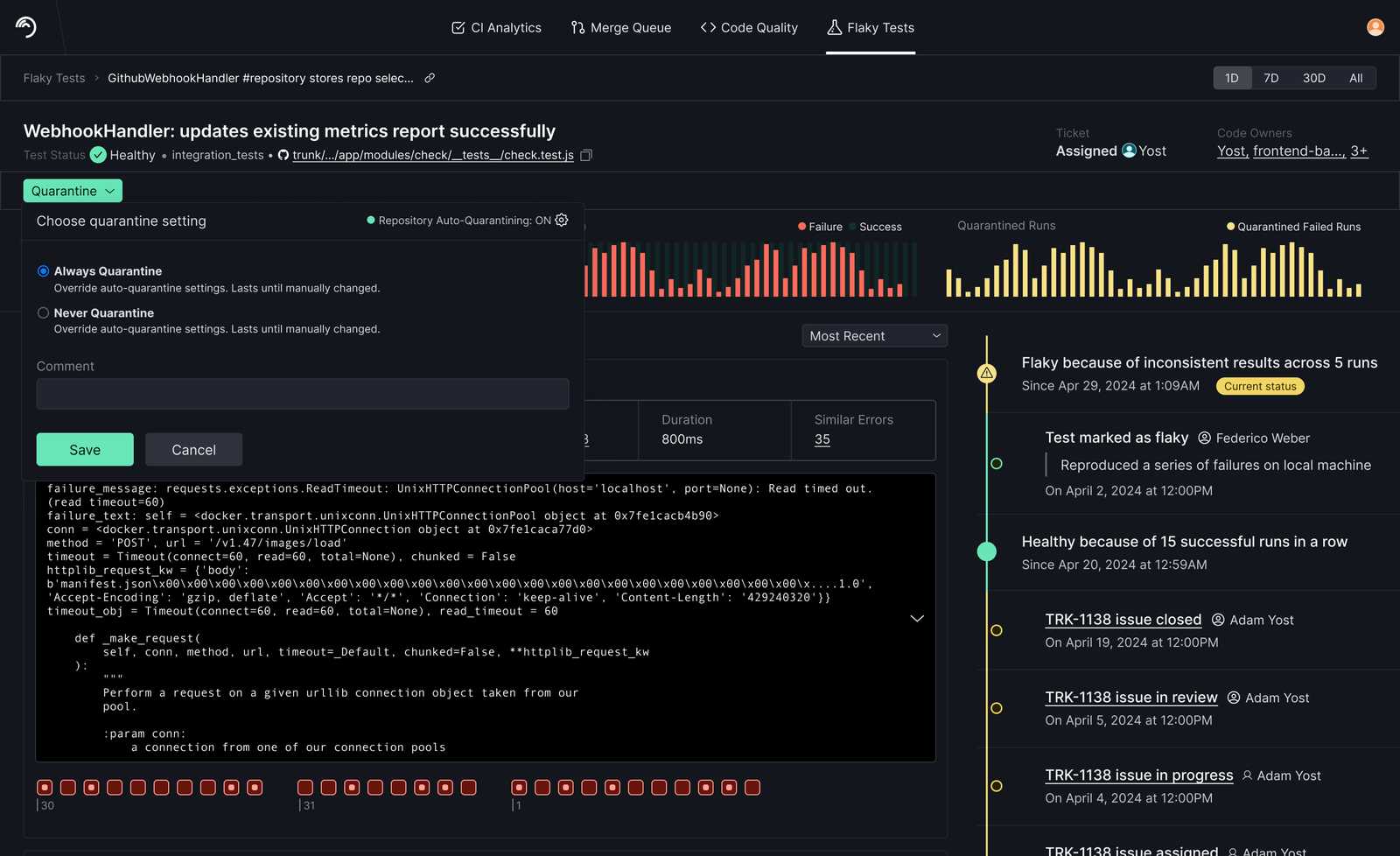 Iteration 2: Action Row and Drop-down Modal