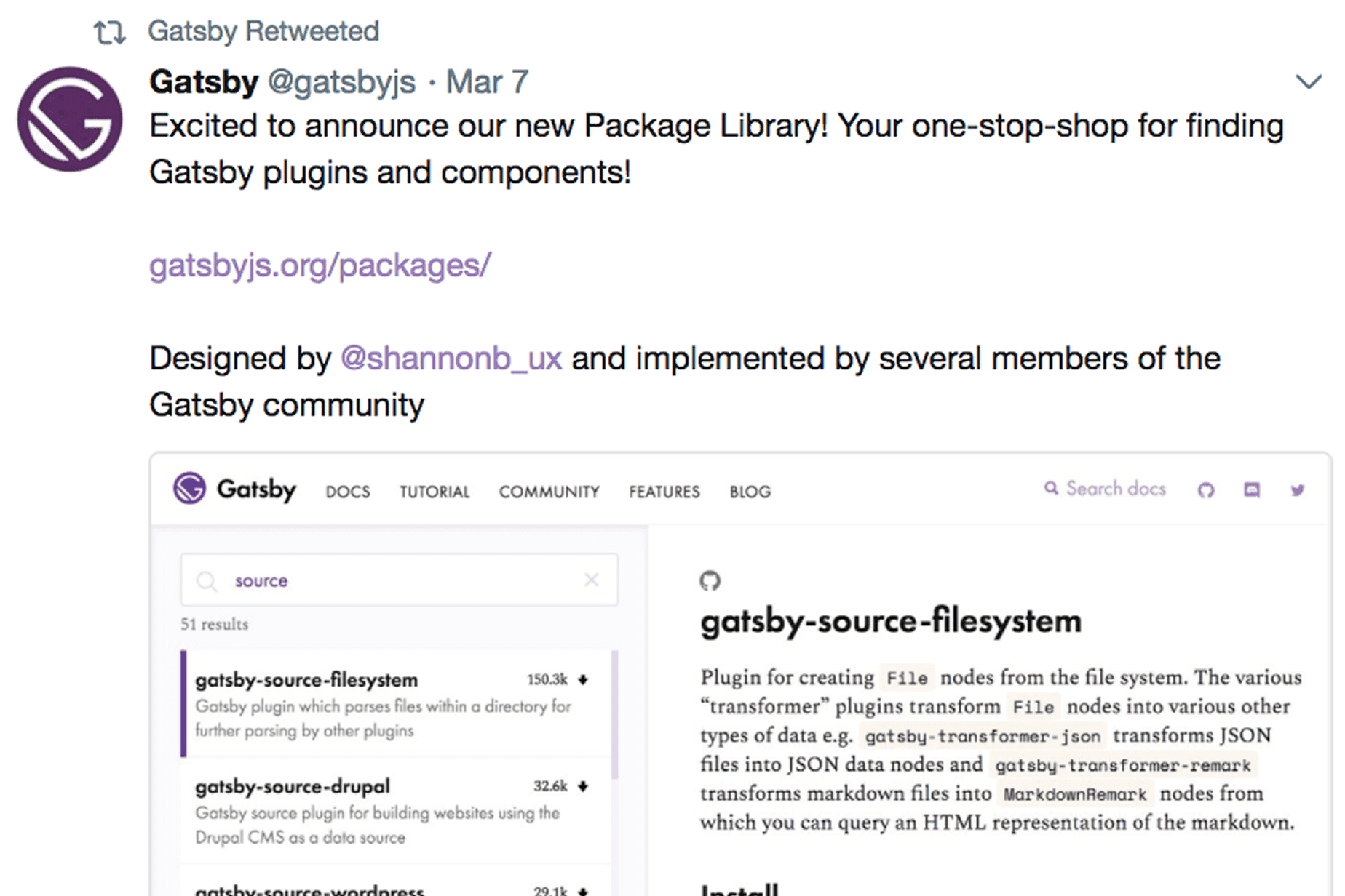 Gatsby Plugin Library announcement